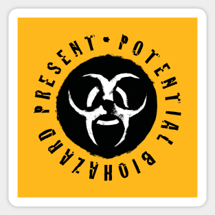 Potential Biohazard Present Sticker